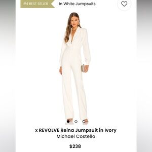 x REVOLVE Reina Jumpsuit in Ivory
Michael Costello